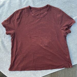 Lululemon Classic-Fit Cotton Blend Tee — Size 6